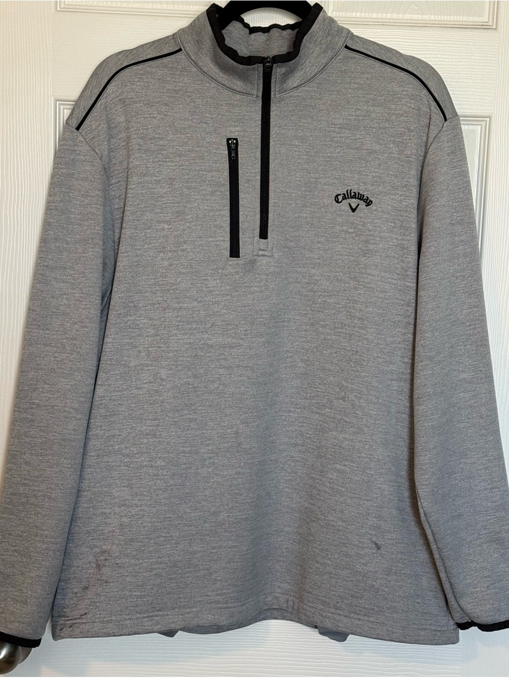 Callaway Men's Heather Gray 1/4 Zip Golf Pullover